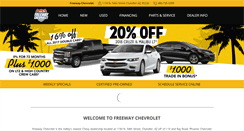 Desktop Screenshot of freewaychevrolet.com